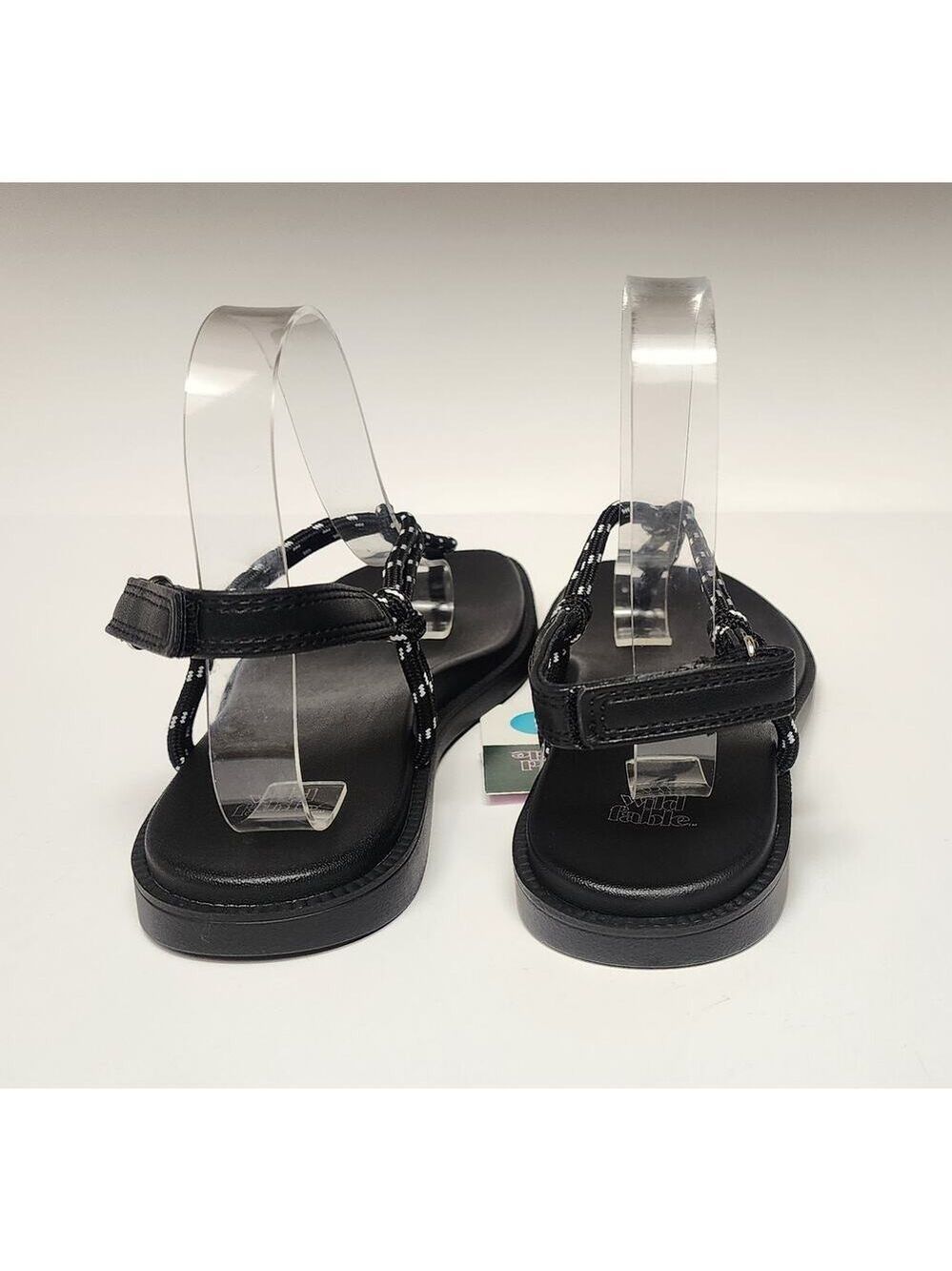 Wild Fable Women's Black Carson Rope Hiker Flat Sandal Shoes Size US 8 - Picture 4 of 6
